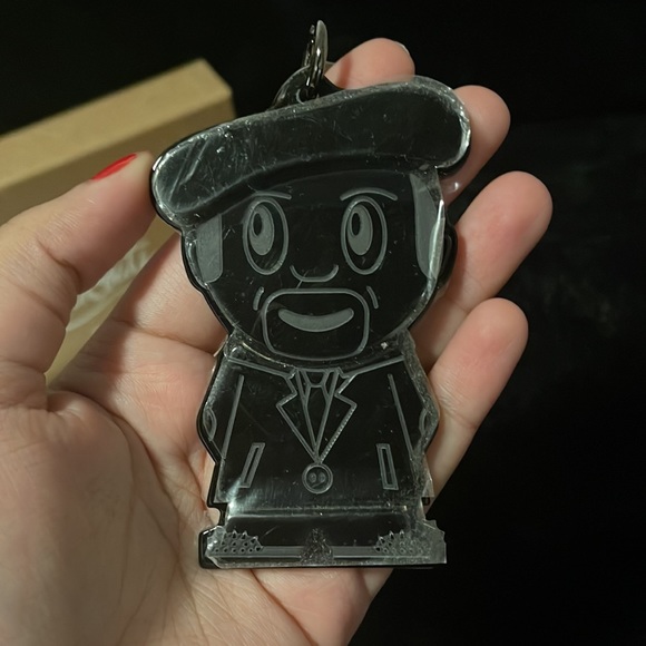 Christian Louboutin Loubi black charm keychain - Picture 6 of 10